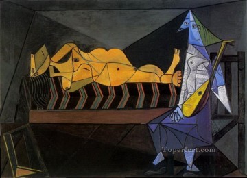 Serenata L aubade 1942 cubista Pablo Picasso Pinturas al óleo